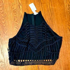 H&M crocheted crop, brand new with tags. Never worn.
